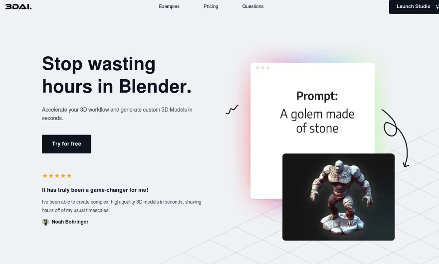 3D AI Studio