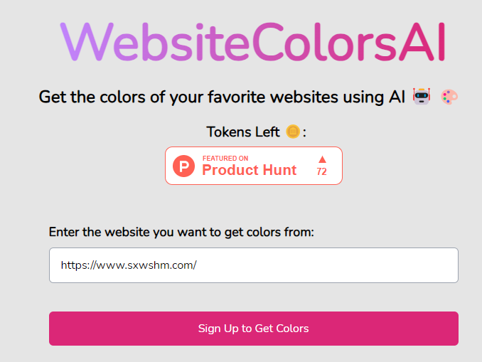 WebsiteColors AI