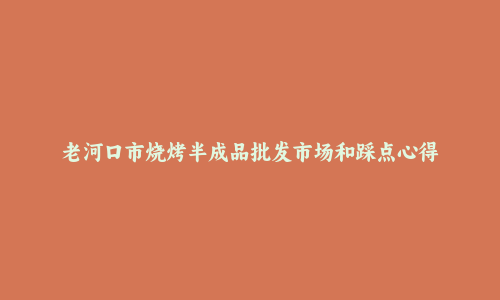 老河口市烧烤半成品批发市场和踩点心得