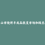 井冈山市烧烤半成品批发市场和踩点心得