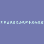 前郭尔罗斯蒙古族自治县烧烤半成品批发市场和踩点心得