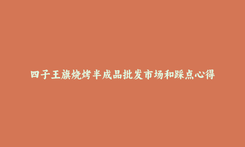 四子王旗烧烤半成品批发市场和踩点心得