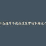 石阡县烧烤半成品批发市场和踩点心得