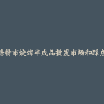 锡林浩特市烧烤半成品批发市场和踩点心得