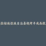 孟连傣族拉祜族佤族自治县烧烤半成品批发市场和踩点心得