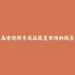 秦皇岛市烧烤半成品批发市场和踩点心得