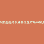 乌拉特前旗烧烤半成品批发市场和踩点心得